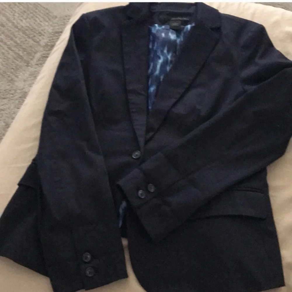 Calvin Klein Jeans Dark Navy Blue Women's s Blazer Power Stretch - Picture 1 of 3